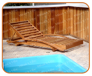 Espreguiçadeira, espreguiçadeira de madeira