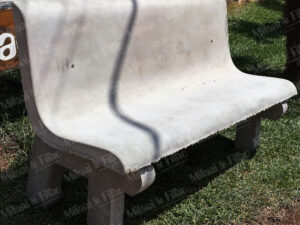 Banco concreto para jardim