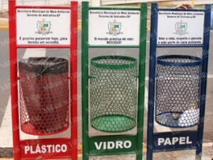 Lixeira Seletiva 3 Cestos