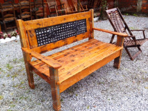 banco de madeira, banco de jardim